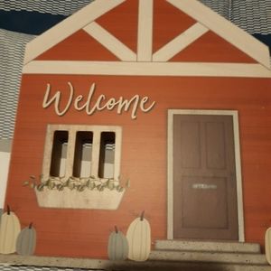 Welcome Wooden Home Decor